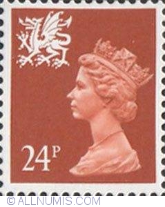Image #1 of 24 Pence - Queen Elizabeth II Wales
