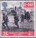 1 : 25 Pence - Commandos landing on Gold Beach