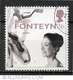 Image #1 of 26 Pence - Dame Margot Fonteyn (ballerina)