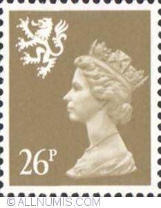 Image #1 of 26 Pence - Queen Elizabeth II Scotland