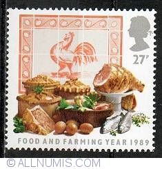Image #1 of 27 Pence -  Meat, fish, fruit