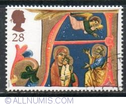 Image #1 of 28 Pence - A Holy Family and Angel