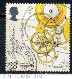 Image #1 of 28 Pence - Escapement, Remontoire and Fusee