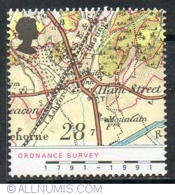 Image #1 of 28 Pence - Map of 1906