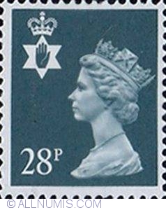 Image #1 of 28 Pence - Queen Elizabeth II Northern Ireland