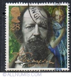 Image #1 of 28 Pence - Tennyson in 1856