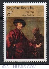 Image #1 of 3 Pence 'Self-portrait' (Sir Joshua Reynolds)