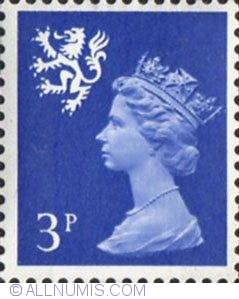 Image #1 of 3 Pence - Queen Elizabeth II Scotland