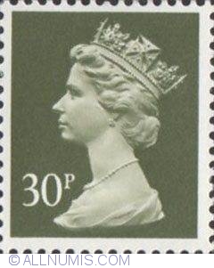 30 Pence - Queen Elizabeth II