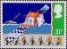 1 : 31 Pence - Marecs A' Communications Satellite and Disk Aerials