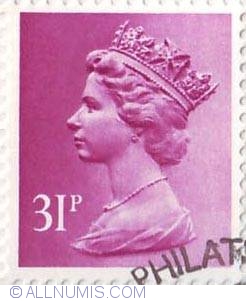 Image #1 of 31 Pence Queen Elizabeth II