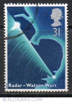 Image #1 of 31 Pence -  Radar, developed by Robert Watson-Watt