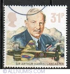 Image #1 of 31 Pence - Sir Arthur Harris and Avro Type 683 Lancaster