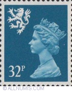 Image #1 of 32 Pence - Queen Elizabeth II Scotland