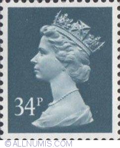 Image #1 of 34 Pence - Queen Elizabeth II