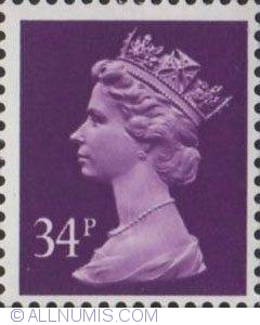 Image #1 of 34 Pence - Queen Elizabeth II