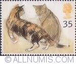 Image #1 of 35 Pence - Kikko (tortoiseshell) and Rosie (Abyssinian)