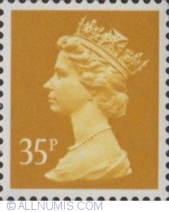 Image #1 of 35 Pence - Queen Elizabeth II