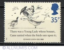 Image #1 of 35 Pence - There was a Young Lady whose Bonnet