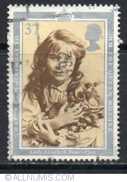 Image #1 of 37 Pence - Lady Elizabeth Bowes-Lyon