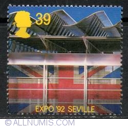 Image #1 of 39 Pence - British Pavilion, EXPO 92 Seville