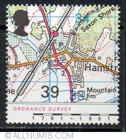Image #1 of 39 Pence - Map of 1991