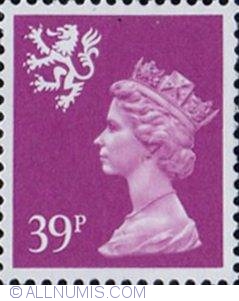 Image #1 of 39 Pence - Queen Elizabeth II Scotland
