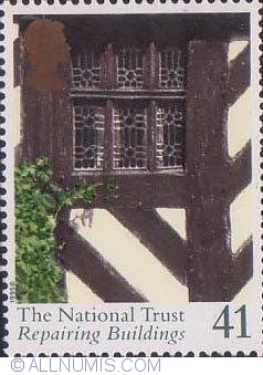 Image #1 of 41 Pence - Elizabethan Window, Little Moreton Hall, Cheshire