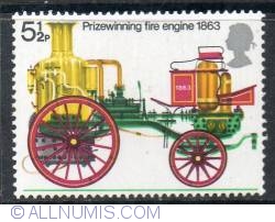 Image #1 of 5 1/2 Pence Prize winning Sutherland fire engine 1863