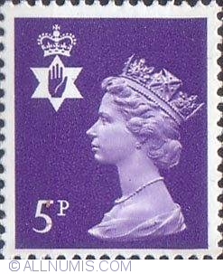 Image #1 of 5 Pence - Queen Elizabeth II Northern Ireland
