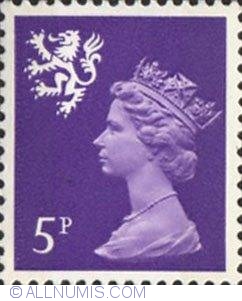 Image #1 of 5 Pence - Queen Elizabeth II Scotland