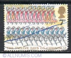 Image #1 of 7 Pence  11 ladies dancing, 12 lords a-leaping