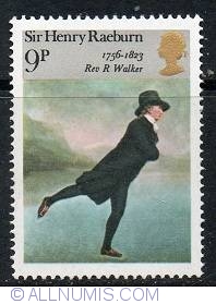 Image #1 of 9 Pence 'Rev R.Walker (The Skater)' (Sir Henry Raeburn)