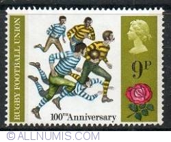 Image #1 of 9 Pence - Centenary of The Rugby Football Union