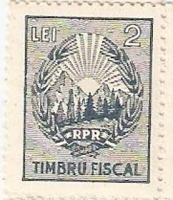 2 Lei 1948 - Fiscal stamp