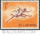 1 Lira 1963 - Atletism