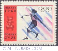 2,50 Zloty 1968 - Women’s Javelin