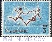 3 Lire 1963 - Atletism