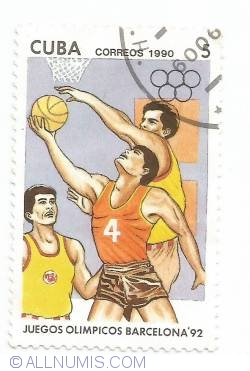 Image #1 of 5 Centavos - Olimpiada de vara Barcelona 1992 -baschet