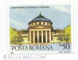 50 Bani - Centenary of the Romanian Athenaeum