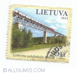 Image #1 of 8 Litas- Podul de cale ferata Lyduvenai