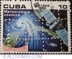10 Correos 1980 - Meteorologie spațială