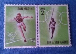 1 & 2 Lire 1964 - Tokio Summer Olympics
