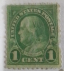 1  Cent 1923 - Benjamin Franklin
