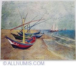 Image #1 of Fishing Boats on the beach at Les Sainte-Maries-de-la-Mer, 1888