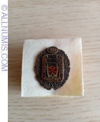 Insigna de membru al Asociației Cântăreților Muncitori din Austria.