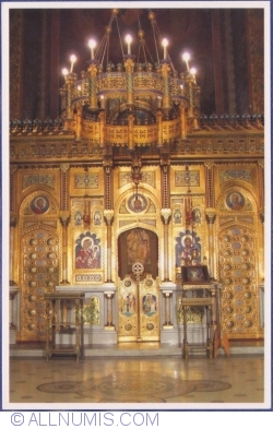 Mănăstirea Curtea de Argeş - The iconostasis restored during the reign of the King Charles I, 1886 (2007)