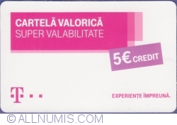 Image #1 of 5 Euro - Cartelă Valorică - Super valabilitate
