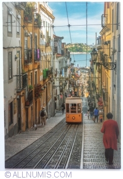 Lisabona - Funicularul Bica (Ascensor da Bica)