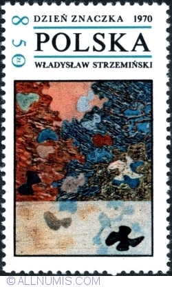 8,40 Złote 1970 - “The Sun,” by Władyslaw Strzemiński